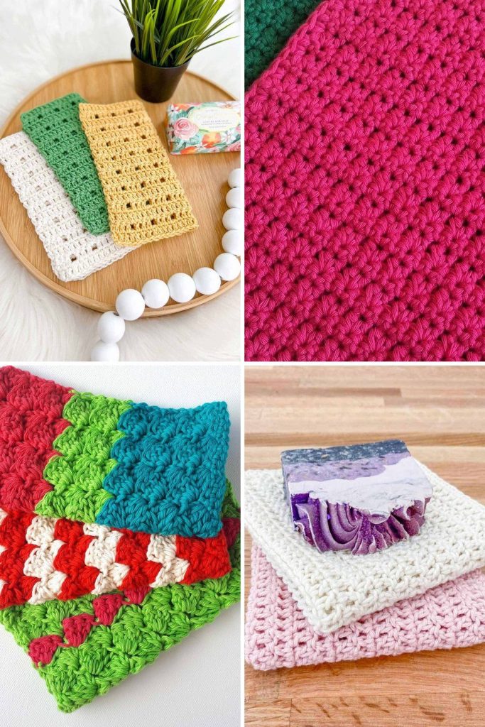 15 Easy Crochet Dishcloth Free Patterns
