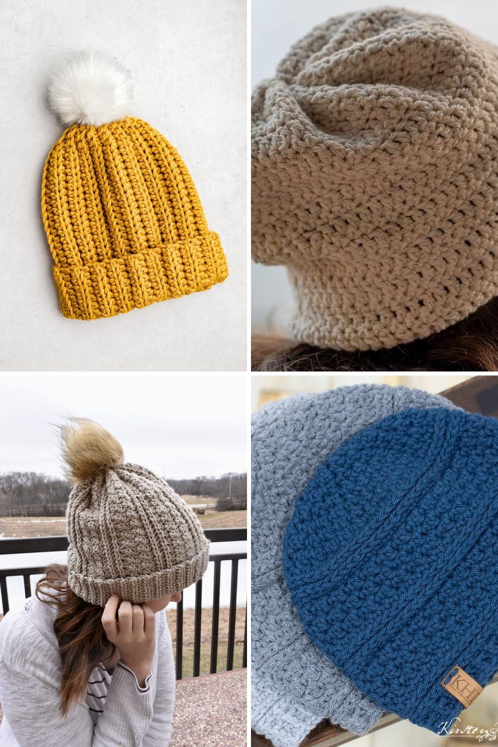 12 Easy Crochet Hat Free Patterns