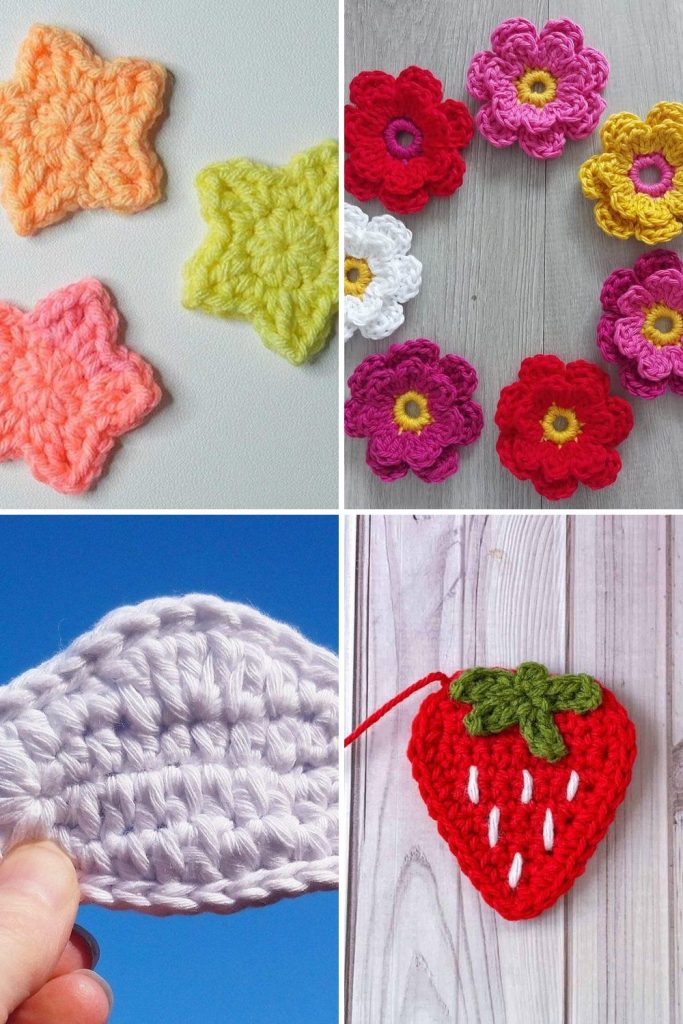 13 Crochet Applique Free Patterns
