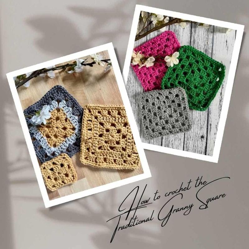 The Traditional Granny Square free crochet pattern by Debbie Field