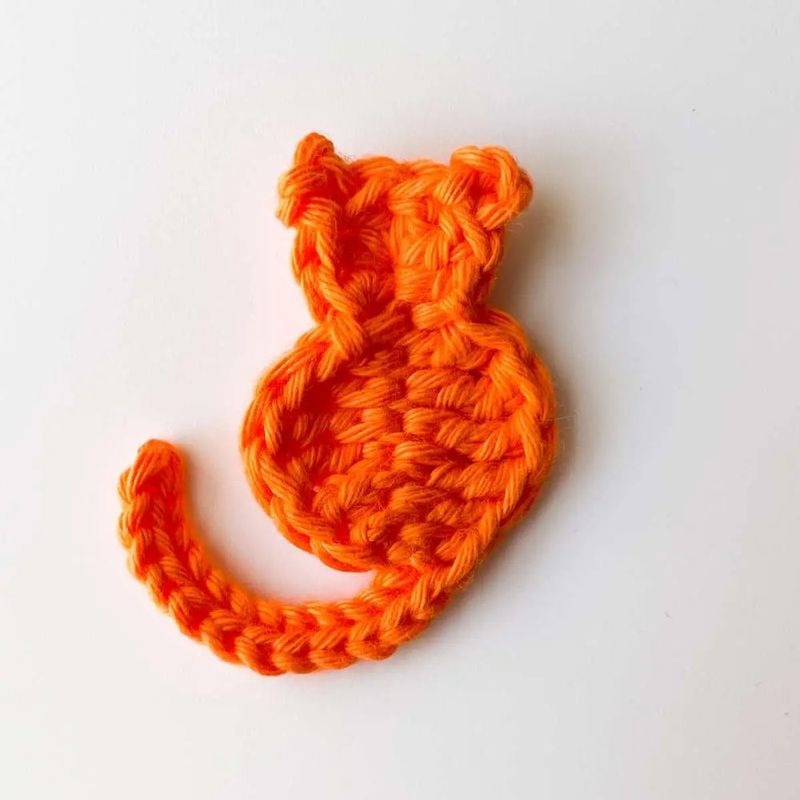 Cat Applique free crochet pattern by Eleonora