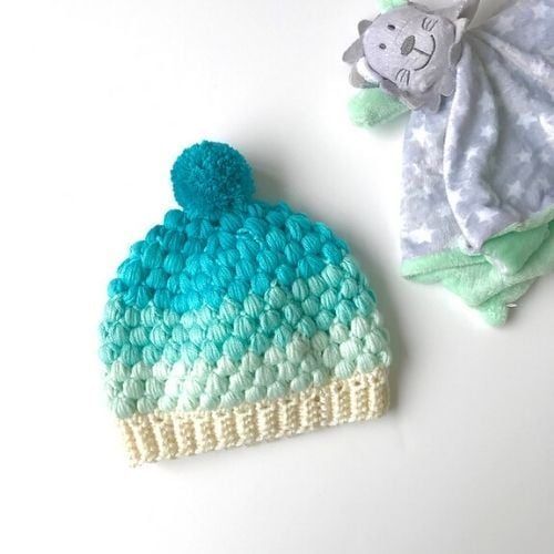 Adorable Easy Crochet Baby Hat free crochet pattern by Veronika Cromwell