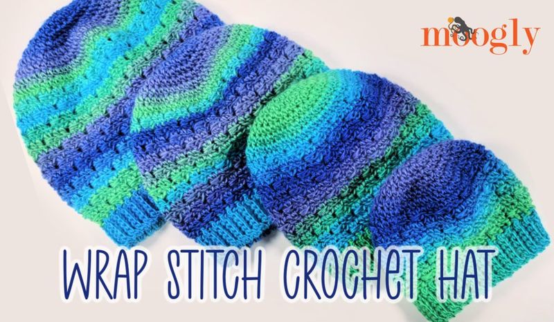 Wrap Stitch Crochet Hat free crochet pattern by Tamara Kelly