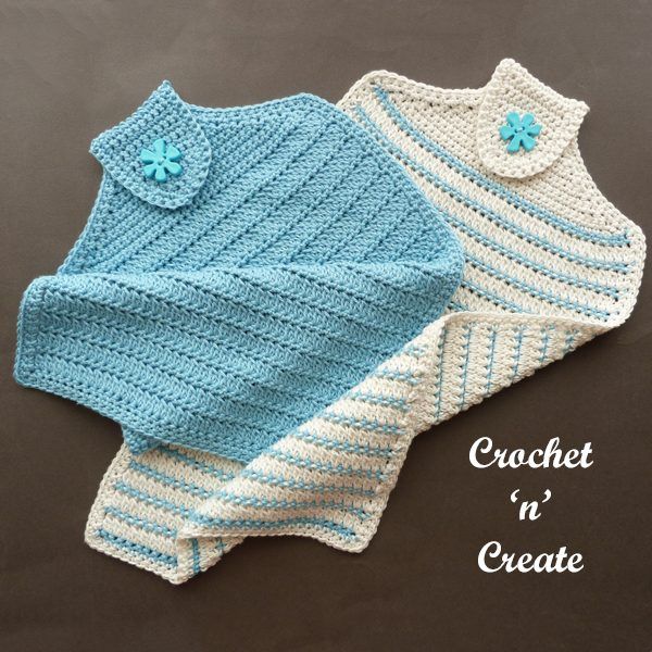 Crochet Hand Towel (Two Cluster Stitch) free crochet pattern by Crochet 'n' Create