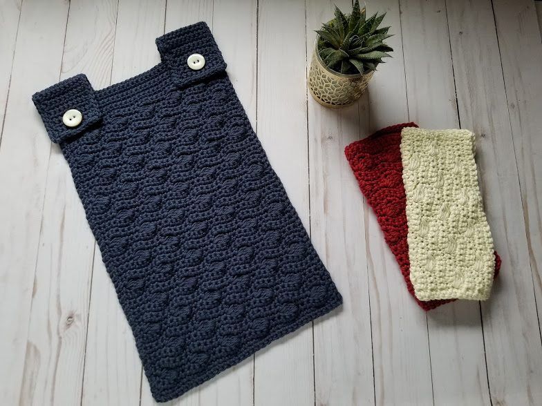 Ocean Waves Towel free crochet pattern by Erica Fedor