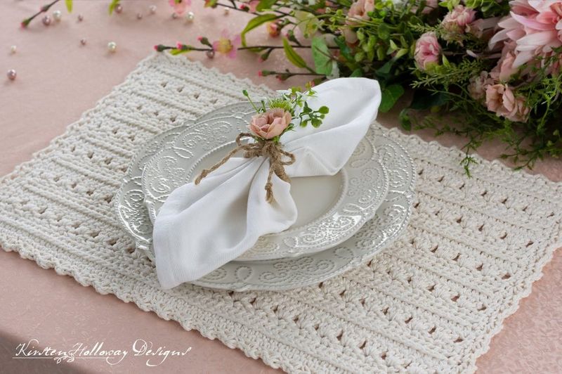 Primrose & Proper Placemat free crochet pattern by Kirsten Holloway