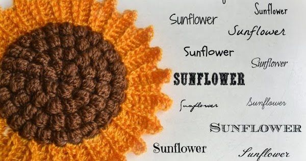 Sunflower Potholder free crochet pattern by Pradeepa