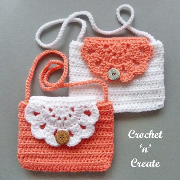 Small Crochet Purse free crochet pattern by Crochet 'n' Create