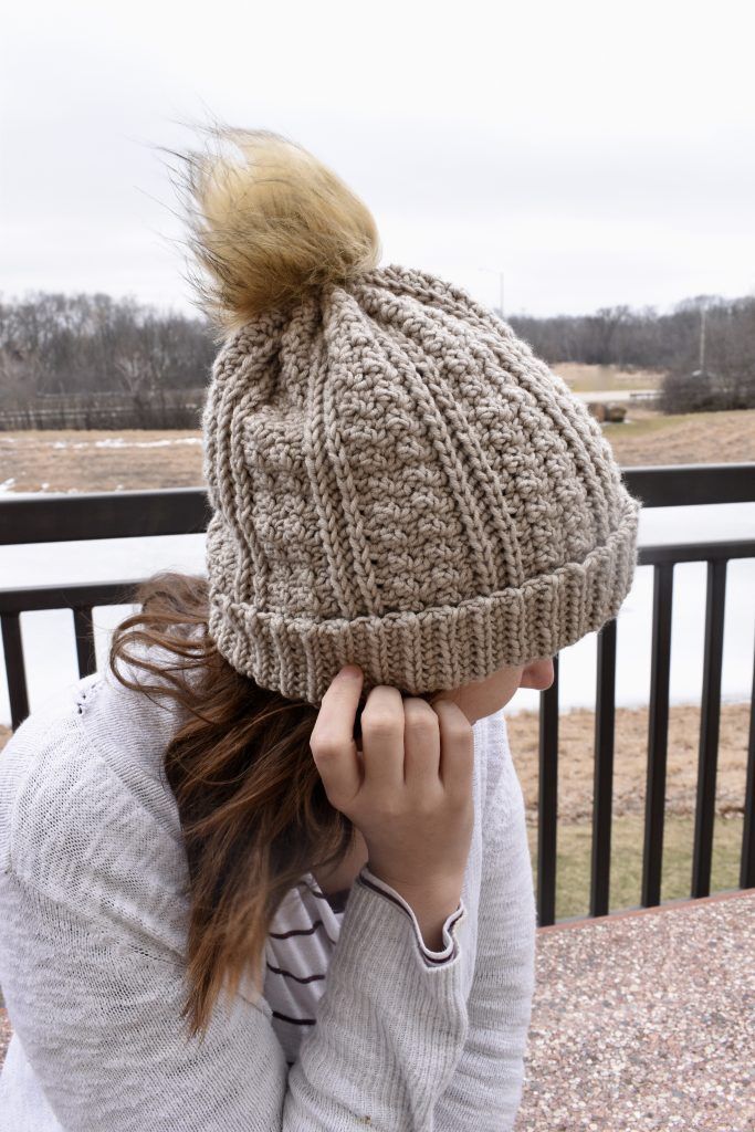 The Jennie Beanie free crochet pattern by Bernadette Saad