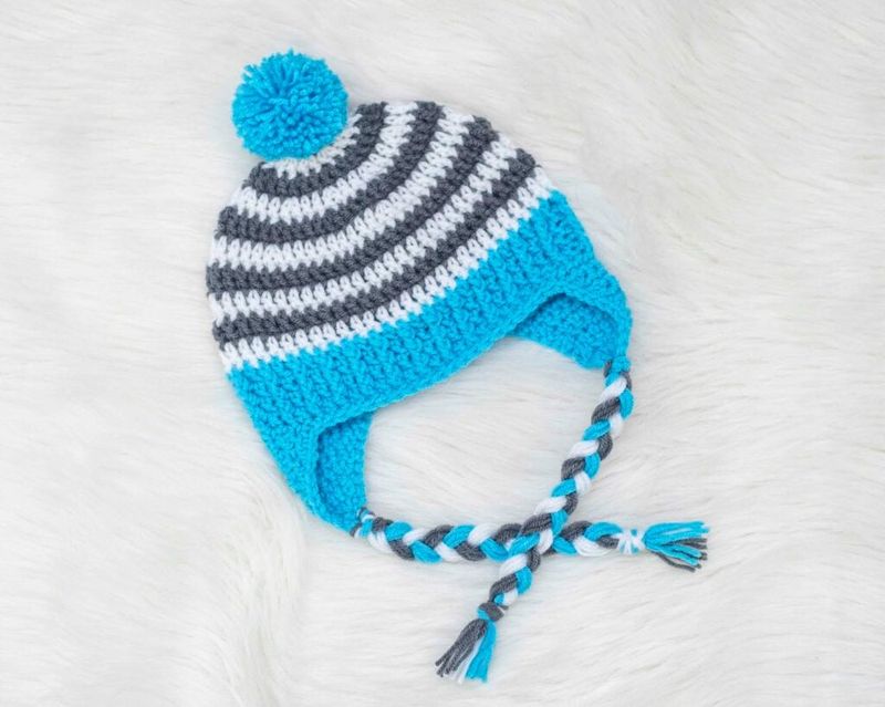 Spirit Earflap Hat free crochet pattern by Nicole Chase
