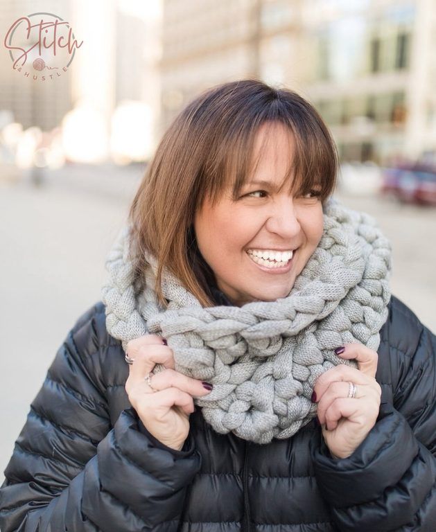 The Quick Bulky Scarf free crochet pattern by Michele C