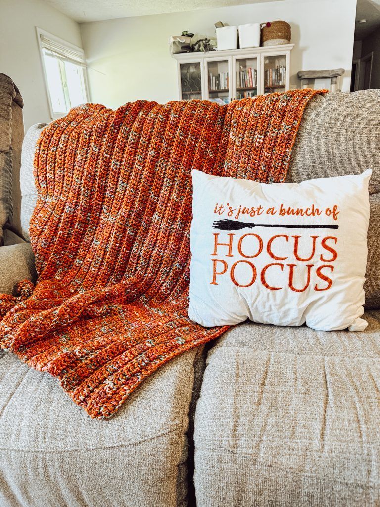 Autumn Blanket free crochet pattern by Sierra