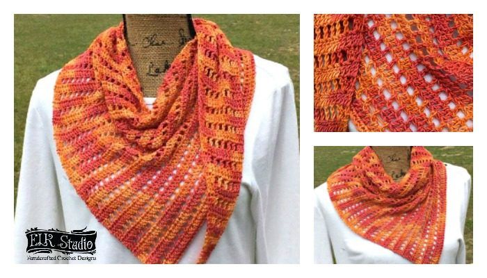 Naturally Southern Scarf free crochet pattern by Kathy Lashley