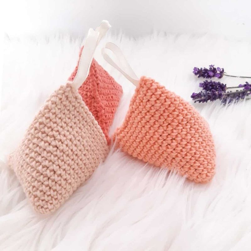 Crochet Lavender Bags free crochet pattern by Sarah Ruane